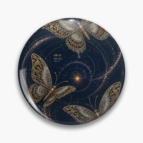 Item preview, Clockwork Butterflies: Steampunk Fantasy Blueprint Art designed and sold by InnerwayStudio.