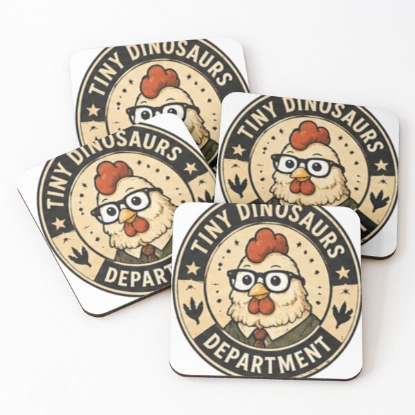 Item preview, Tiny Dinosaurs Department - Funny Chicken Nerd designed and sold by GUINewAlex.