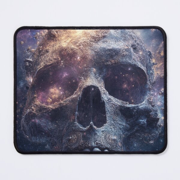 Item preview,  One Hundred Billion Skeleton Rock Gods Alien Cosmos — Ultimate Catastrophic Art Print designed and sold by CosmicRockArt.