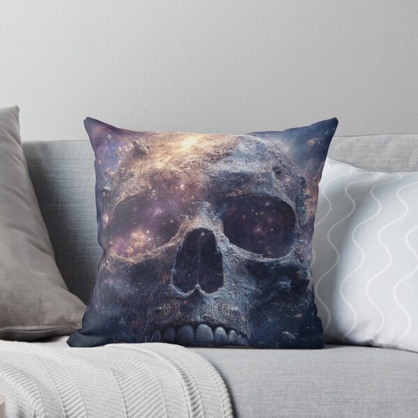 Item preview,  One Hundred Billion Skeleton Rock Gods Alien Cosmos — Ultimate Catastrophic Art Print designed and sold by CosmicRockArt.