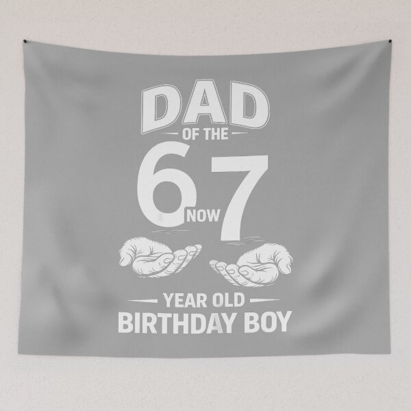 Item preview, 7 Year Old Birthday I was 6 Now I'm 7 67 Meme Dad designed and sold by KathieFaugh.