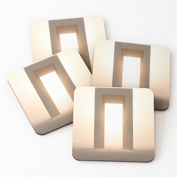 Item preview, Eternal Portal | Luxury Minimalist Desert Architecture Wall Art designed and sold by VeloraNature.