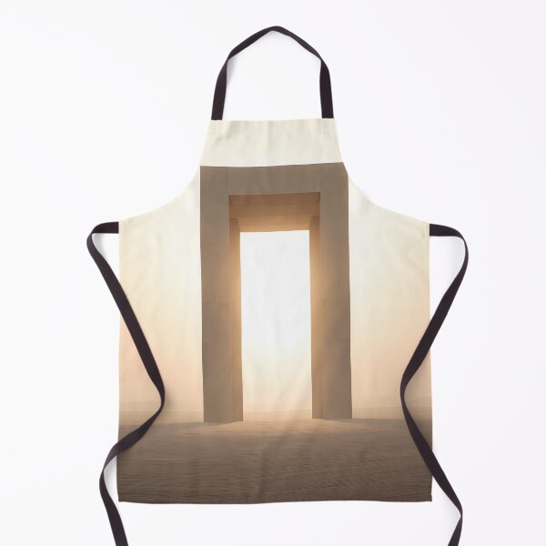 Item preview, Eternal Portal | Luxury Minimalist Desert Architecture Wall Art designed and sold by VeloraNature.
