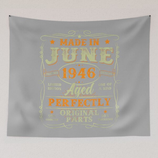 Item preview, 80 Years Old Made in June 1946 Vintage 80th Birthday Men Dad designed and sold by KathieFaugh.