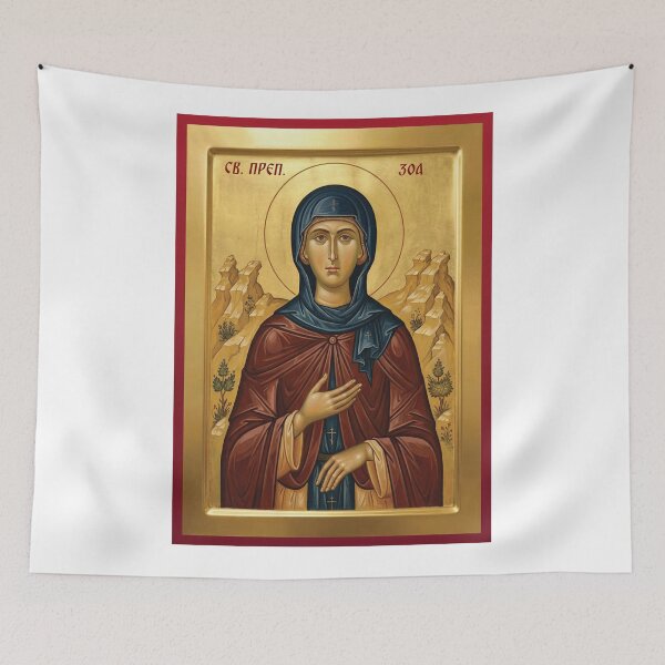 Item preview, Saint Zoa (Saint Zoa of Bethlehem), Sveta Zoa orthodox icon designed and sold by ikonesrb.