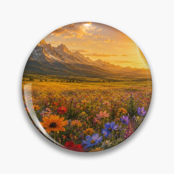 Item preview, Earthrise Over the Endless Garden designed and sold by CosmicDreamAI.