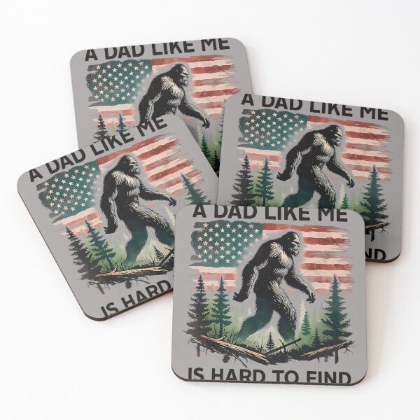 Item preview, A Dad Like Me is Hard to Find Bigfoot Dad Men Fathers Day designed and sold by KathieFaugh.