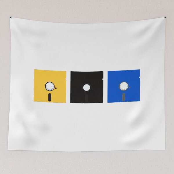 Item preview, 5.25" Floppy Disk rainbow designed and sold by deep-sea-birds.