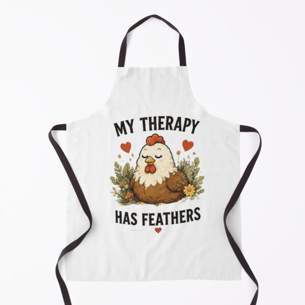 Item preview, My Therapy Has Feathers - Cute Sleeping Chicken designed and sold by GUINewAlex.