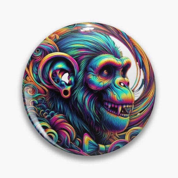 Item preview, Psychedelic Chimp Vortex designed and sold by ApePop.