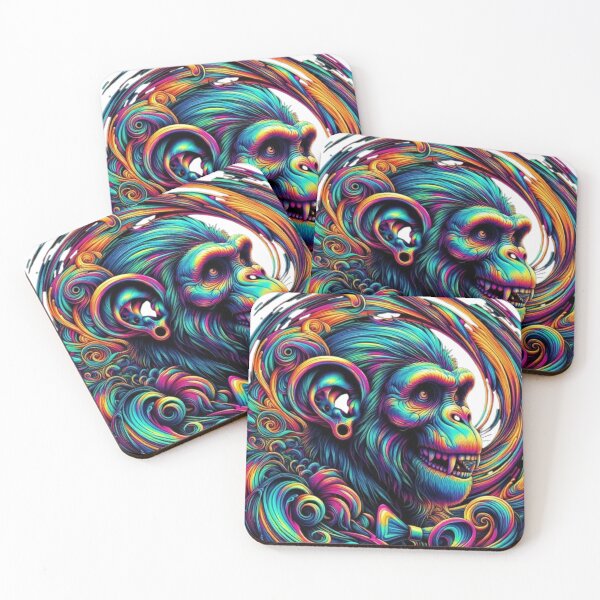 Item preview, Psychedelic Chimp Vortex designed and sold by ApePop.