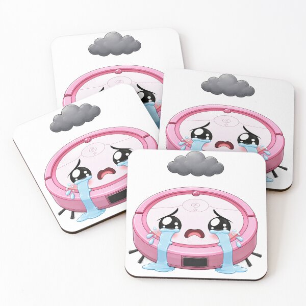 Item preview, Crying Pink Robot Vacuum Meme designed and sold by OksArtStudio.