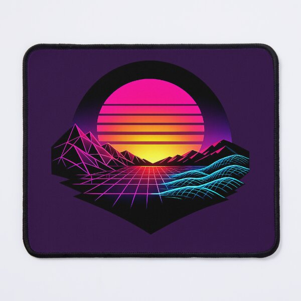 Item preview, Neon Horizon Gridwave Sunset designed and sold by slikar.