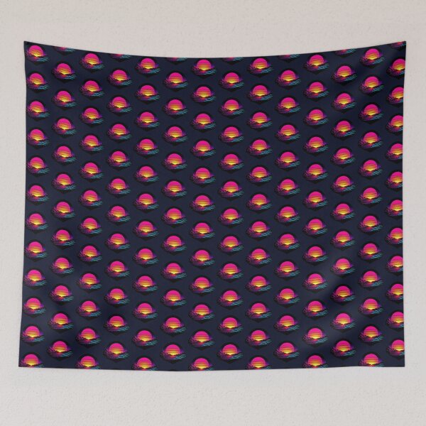 Item preview, Neon Horizon Gridwave Sunset designed and sold by slikar.