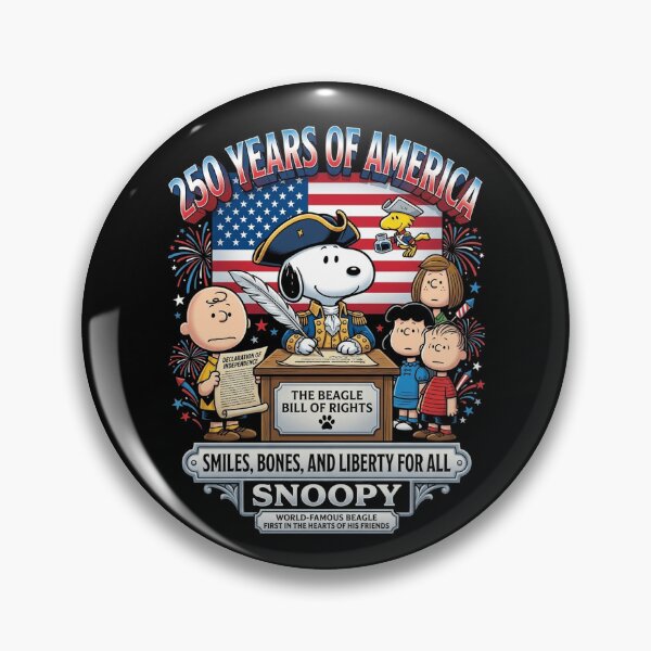 Item preview,  Snoopy 250 Years Of America Independence Day designed and sold by DamianRoy88.