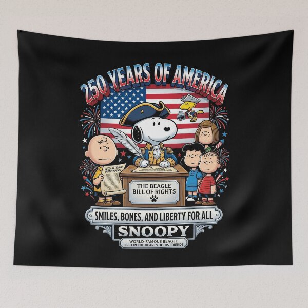 Item preview,  Snoopy 250 Years Of America Independence Day designed and sold by DamianRoy88.
