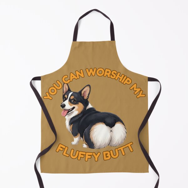 Item preview, You Can Worship My Fluffy Butt – Funny Tricolor Corgi Meme designed and sold by DailyStruggleCo.