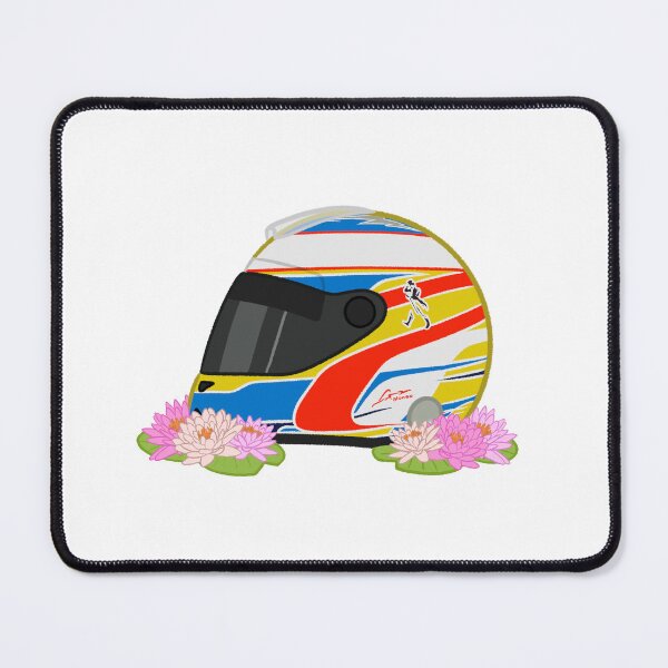 Item preview, Fernando Alonso 2015 Helmet With Flowers designed and sold by OriDraws.