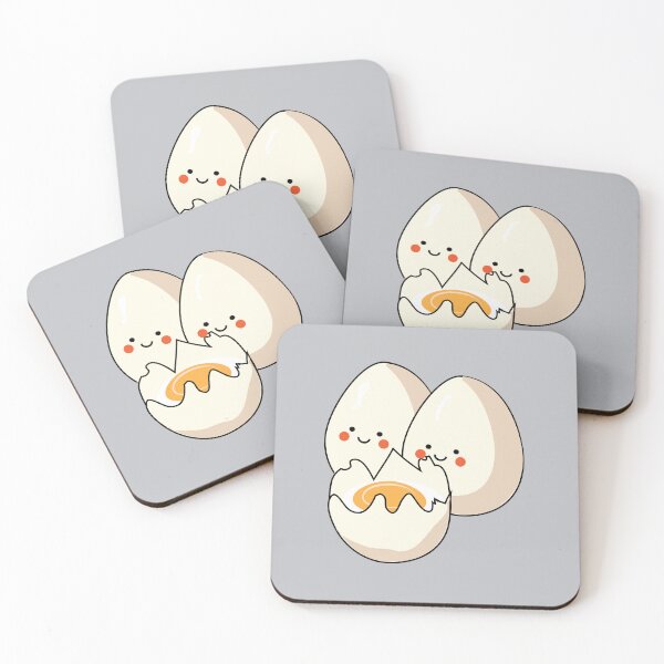 Item preview, Boiled eggs cute breakfast food designed and sold by fluffyfamcraft.