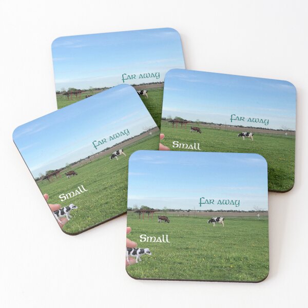 Item preview, These cows are small those are far away  designed and sold by FatRoman.