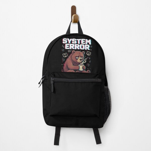 Item preview, System Error Bear Shirt – Funny Tired Bear Meme Graphic T-shirt designed and sold by ZyxDes.