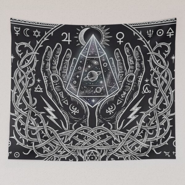 Item preview, The Love Ritual: Alchemical Hands and Crystal Universe designed and sold by InnerwayStudio.