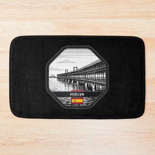 Item preview, Huelva Spain Linocut Style  designed and sold by Thistle-TShop.