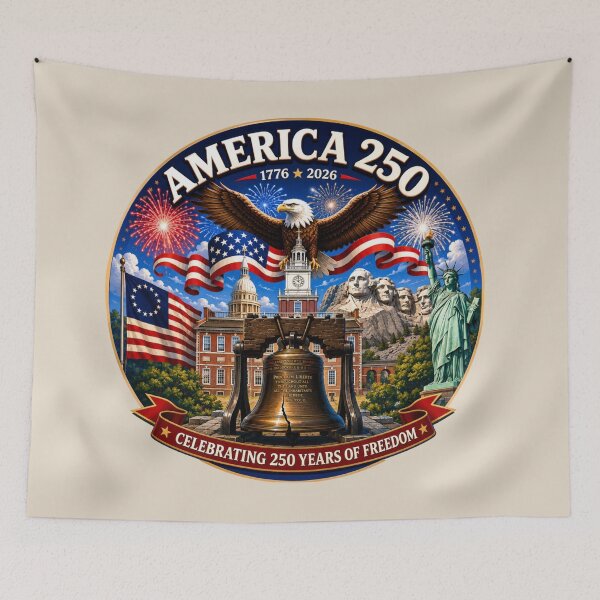 Item preview, America 250 - Celebrating 250 Years of Freedom designed and sold by Myra365Art.