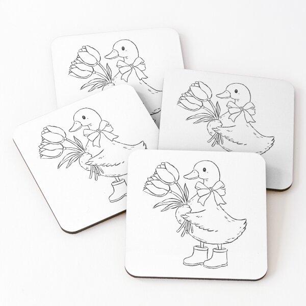 Item preview, Goose with Tulips designed and sold by CoquetteGoose.