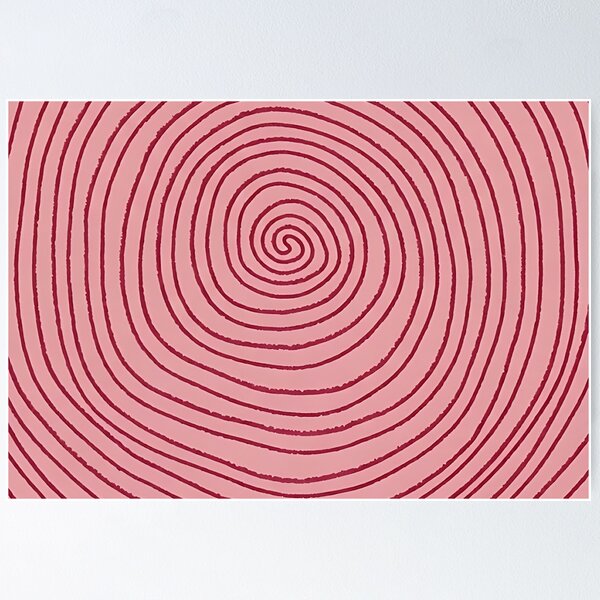 Item preview, Minimalist Pink Aesthetic Spiral Pattern designed and sold by dahliyagh.