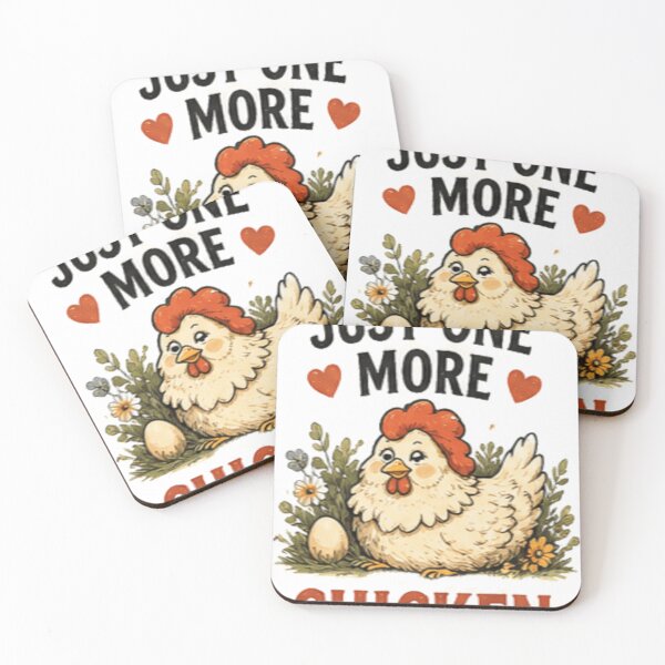 Item preview, Just One More Chicken - Funny Chicken Math designed and sold by GUINewAlex.