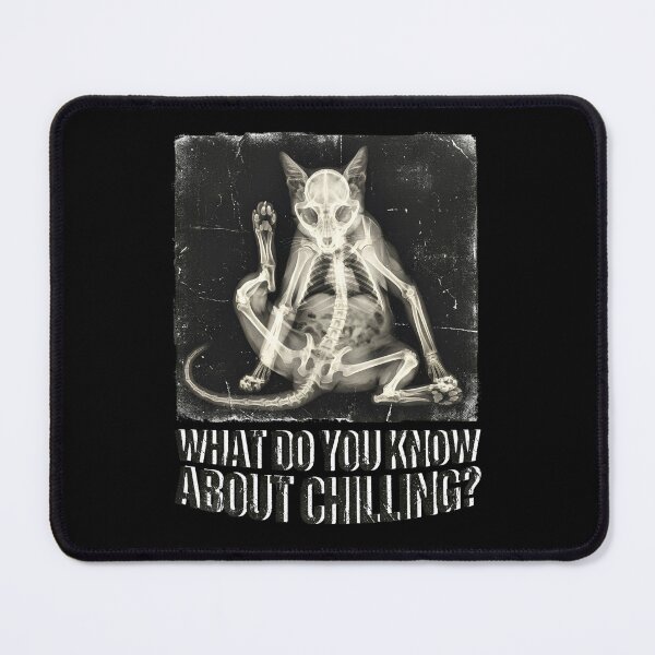 Item preview, Out of Context No.4: Funny Cat X-Ray What Do You Know About Chilling designed and sold by NO BEAVER NO PUNK.