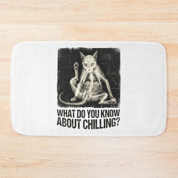 Item preview, Out of Context No.4: Funny Cat X-Ray What Do You Know About Chilling designed and sold by NO BEAVER NO PUNK.