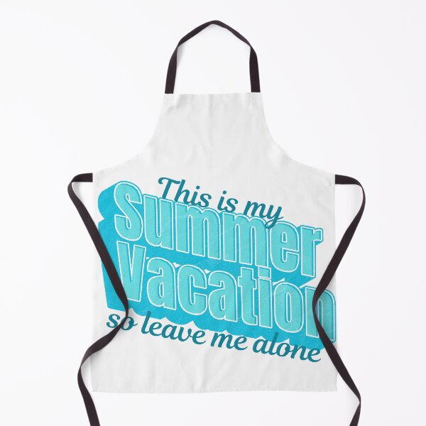 Item preview, This Is My Summer Vacation So Leave Me Alone – Funny Retro Typography Tee designed and sold by DonnaRaine.