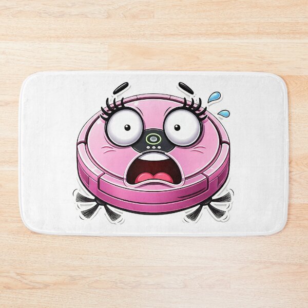 Item preview, Pink Crying Robot Vacuum designed and sold by OksArtStudio.