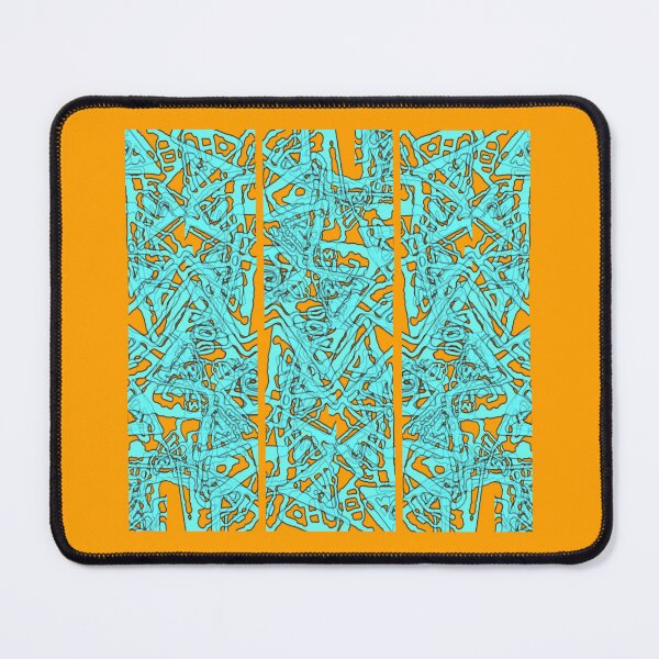 Item preview, Turquoise Chaos Triptych designed and sold by Periartwork.