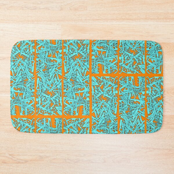 Item preview, Turquoise Chaos Triptych designed and sold by Periartwork.