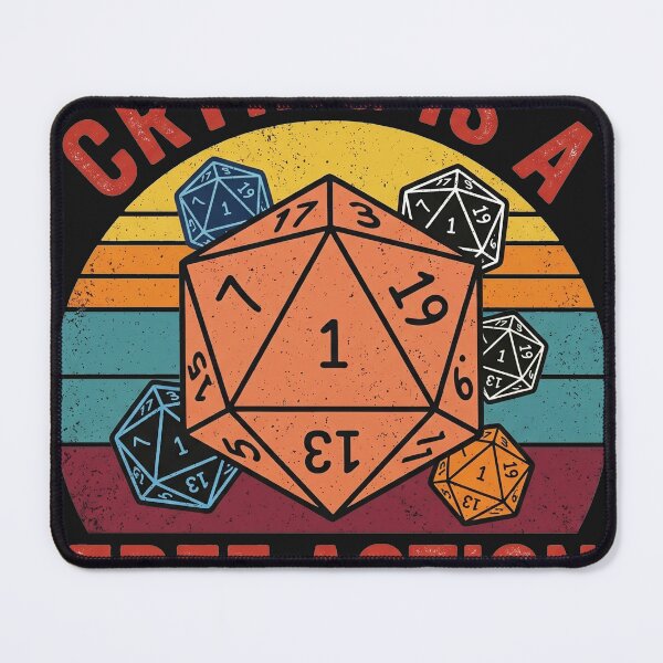Item preview, Crying Is A Free Action Tabletop RPG Critical Miss Retro designed and sold by AdyKurniawan.