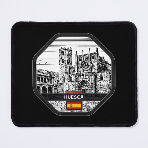 Item preview, Huesca Spain Linocut Style designed and sold by Thistle-TShop.