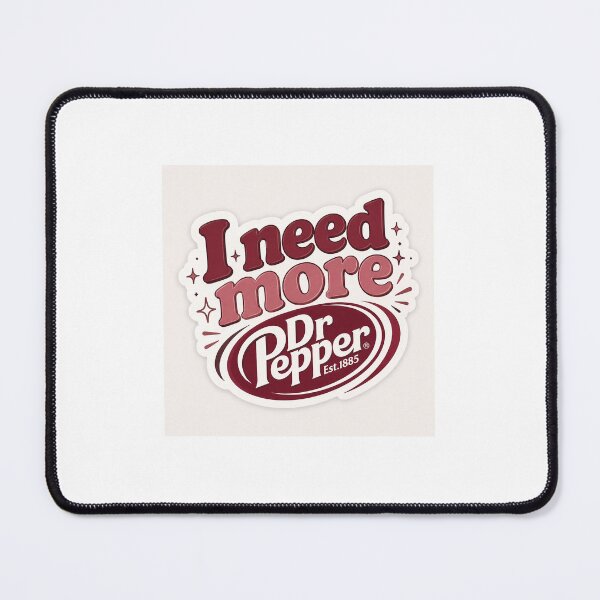 Item preview, I need more Dr. Pepper Text Sticker designed and sold by Deepstudio09.