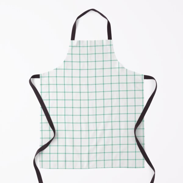 Item preview, White And Pastel Green Mini Gingham Pattern designed and sold by pattern-archive.