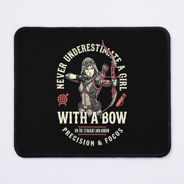 Item preview, Never Underestimate A Girl With A Bow Archery Archer designed and sold by GrandeDuc.