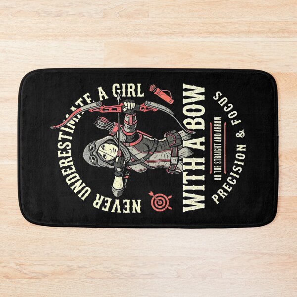 Item preview, Never Underestimate A Girl With A Bow Archery Archer designed and sold by GrandeDuc.
