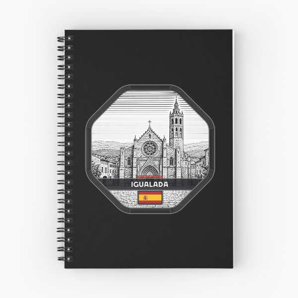 Item preview, Igualada Spain Linocut Style  designed and sold by Thistle-TShop.
