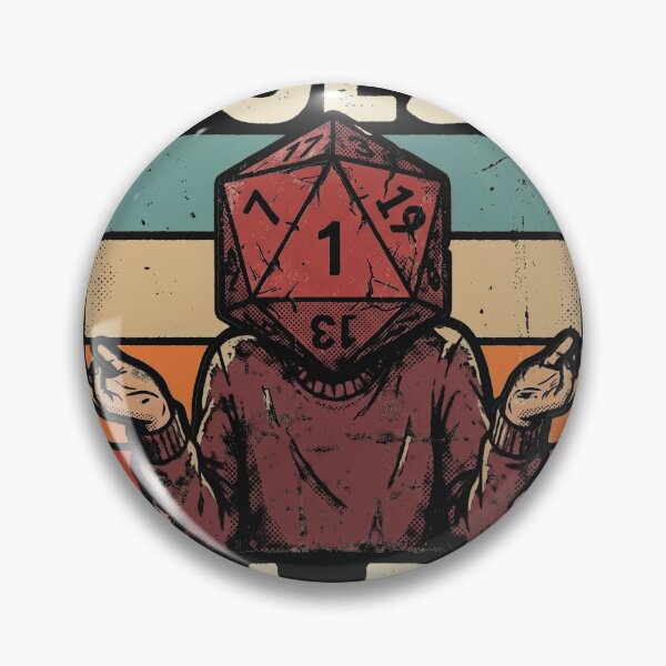 Item preview, Guess I'll Die Critical Fail D20 Dice Retro Sunset Humor designed and sold by AdyKurniawan.