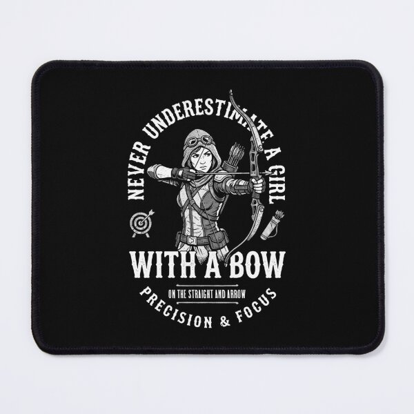 Item preview, Never Underestimate A Girl With A Bow Archery Archer designed and sold by GrandeDuc.