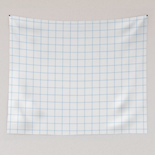 Item preview, White And Ice Blue Mini Gingham Pattern designed and sold by pattern-archive.