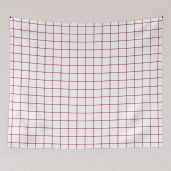 Item preview, White And Magenta Mini Gingham Pattern designed and sold by pattern-archive.