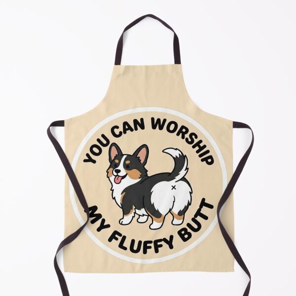 Item preview, You Can Worship My Fluffy Butt – Cute Tricolor Corgi Doodle designed and sold by DailyStruggleCo.