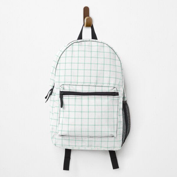 Item preview, White And Mint Mini Gingham Pattern designed and sold by pattern-archive.